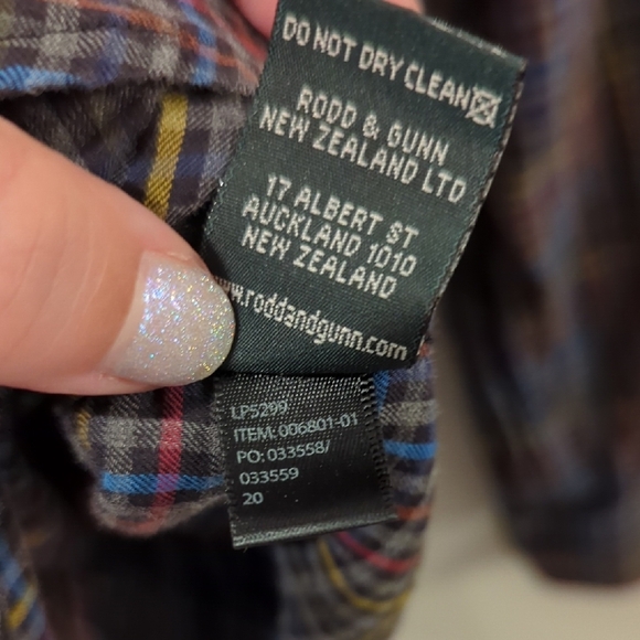 Rodd & Gunn Button Down Shirt Plaid size 2XL 100% Cotton - Picture 6 of 10